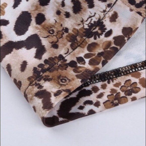 Leopard Colorblock Combo Hoodie - Picture 6 of 8